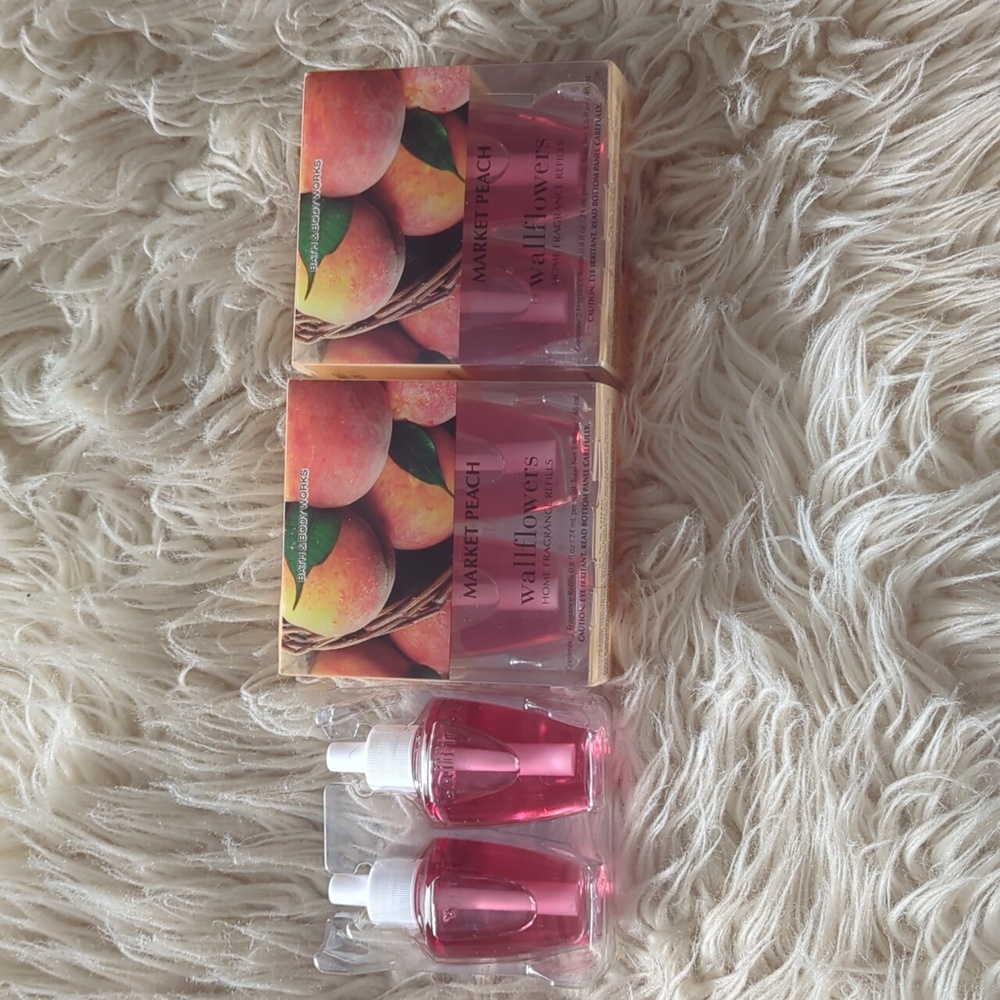 Bath and Body Works Wallflower Market Peach Refills